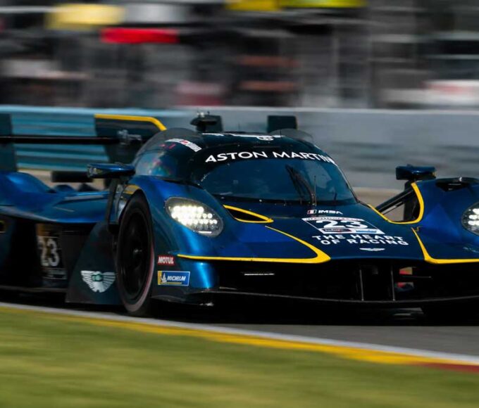 Aston Martin Valkyrie racing at Watkins Glen
