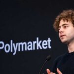 Polymarket CEO on stage