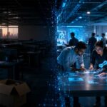 AI and workforce transformation concept