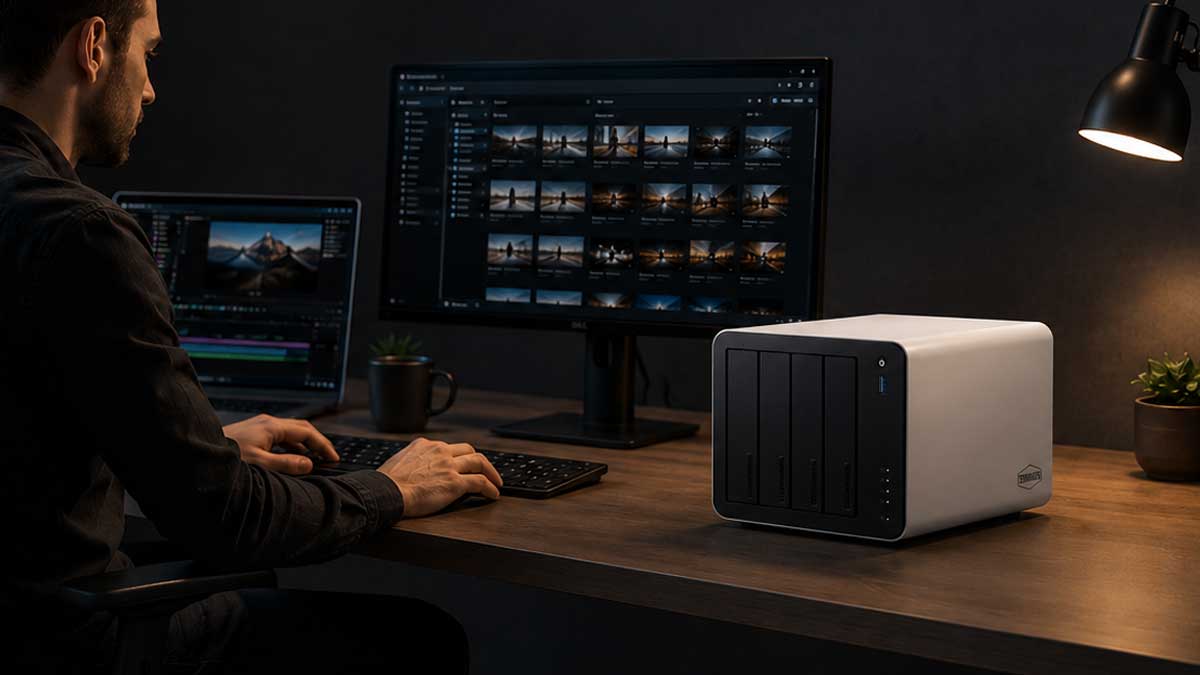 TerraMaster F4-425 Pro AI-powered NAS system