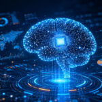 AI-powered business leadership concept