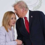 Trump and Meloni diplomatic dispute at G7 summit