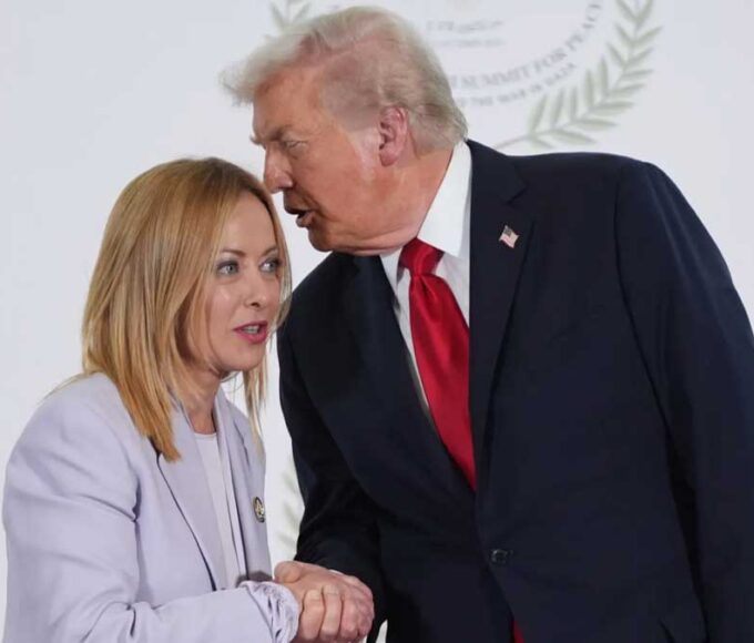 Trump and Meloni diplomatic dispute at G7 summit