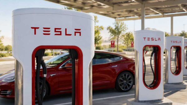 Tesla Supercharger station