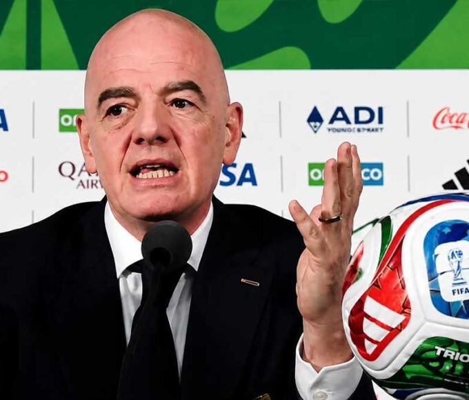 Gianni Infantino at FIFA World Cup announcement