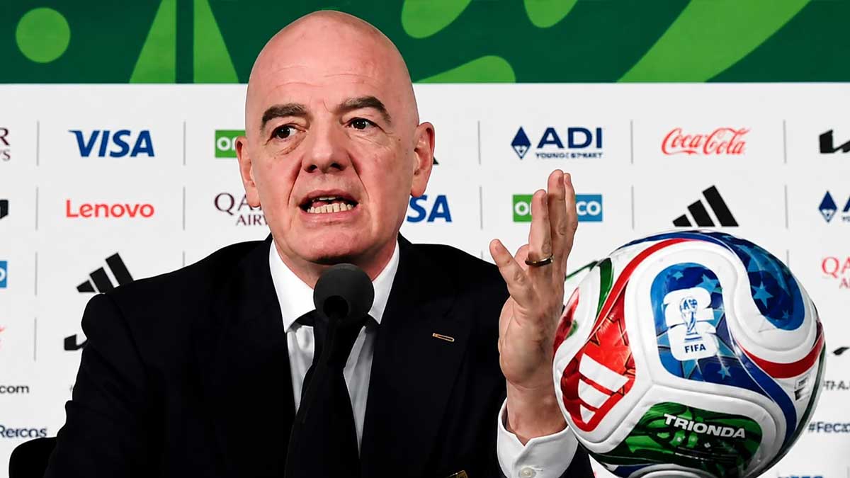 Gianni Infantino at FIFA World Cup announcement