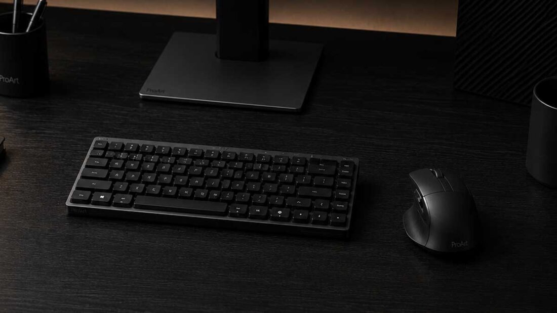 ASUS ProArt keyboard and wireless mouse