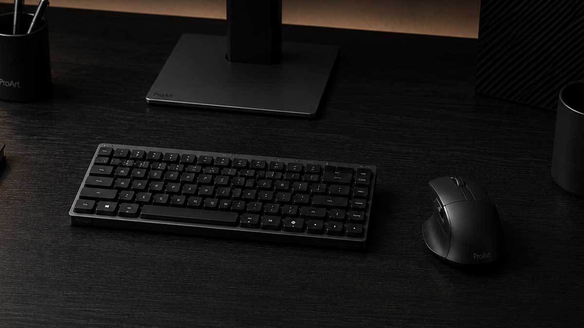 ASUS ProArt keyboard and wireless mouse