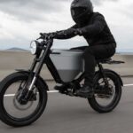 ONYX RCR 80V electric bike on road