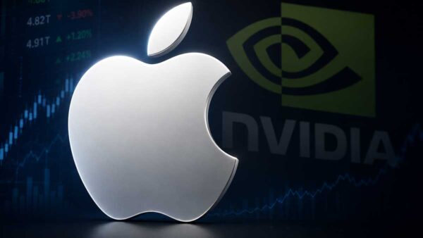Apple tops Nvidia briefly