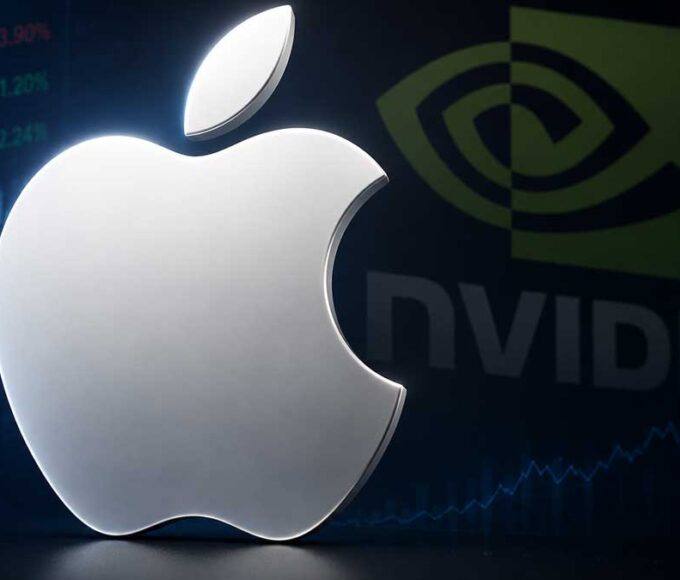 Apple tops Nvidia briefly