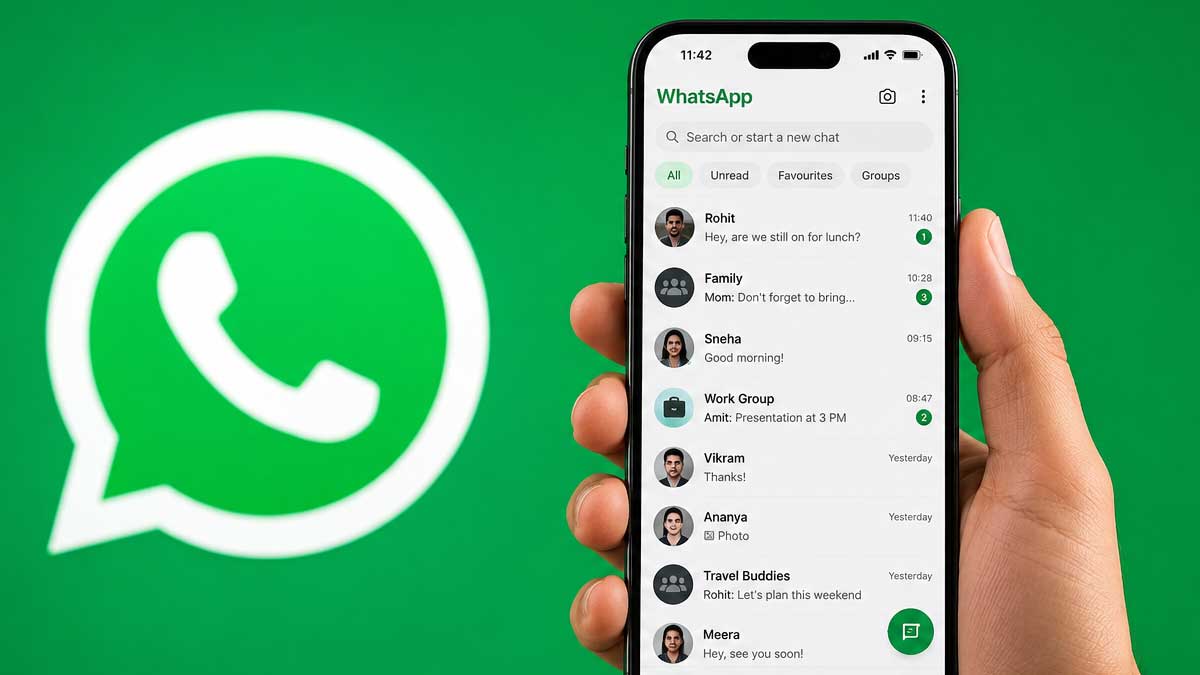 WhatsApp username feature on smartphone screen