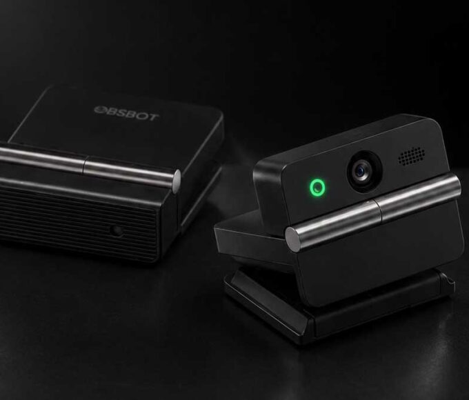 Obsbot Meet Flip 4K AI folded webcam