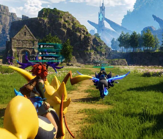 Palworld gameplay scene