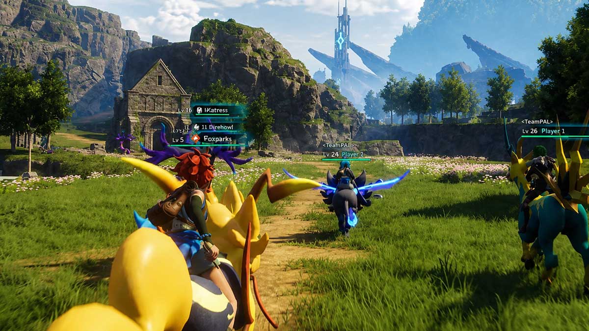 Palworld gameplay scene