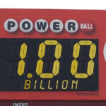Illinois Powerball jackpot ticket and lottery balls