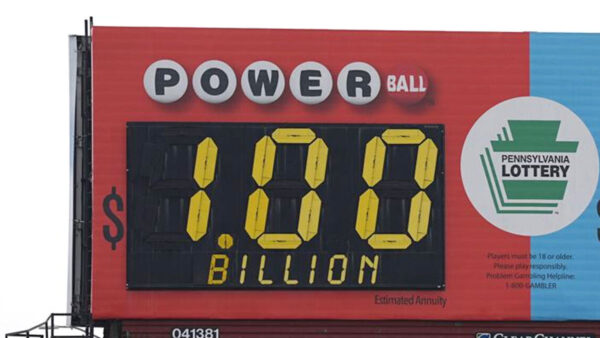 Illinois Powerball jackpot ticket and lottery balls