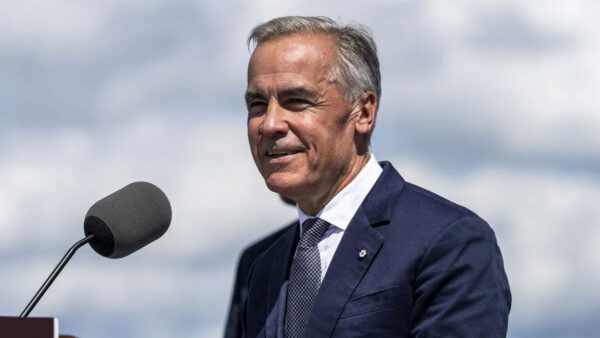 Canadian official speaking about U.S.-Canada trade tariffs