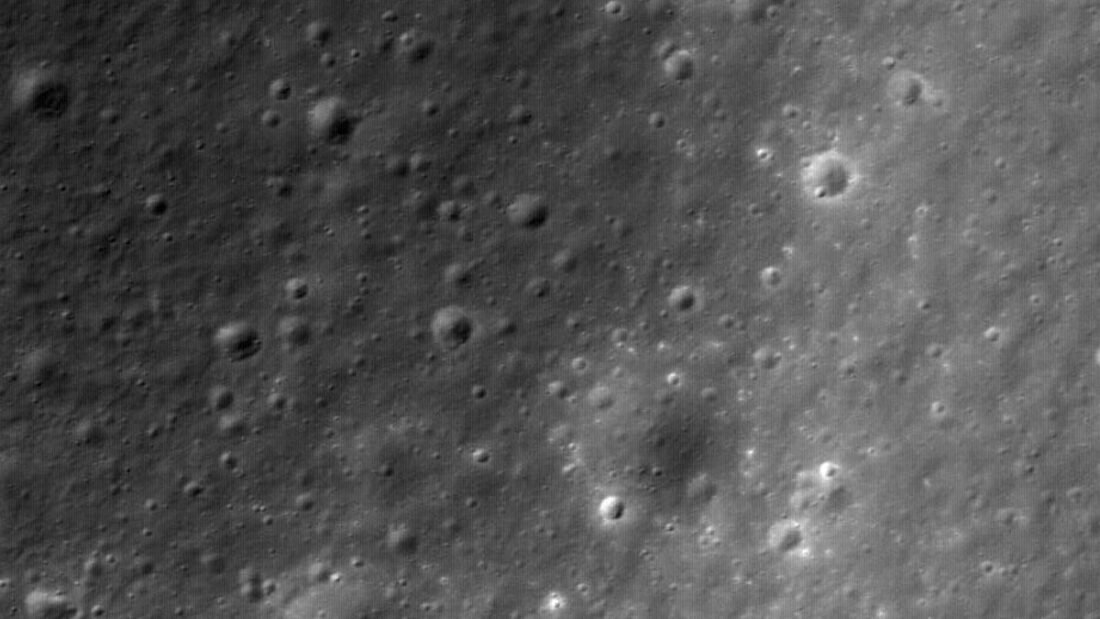 Moon crater surface