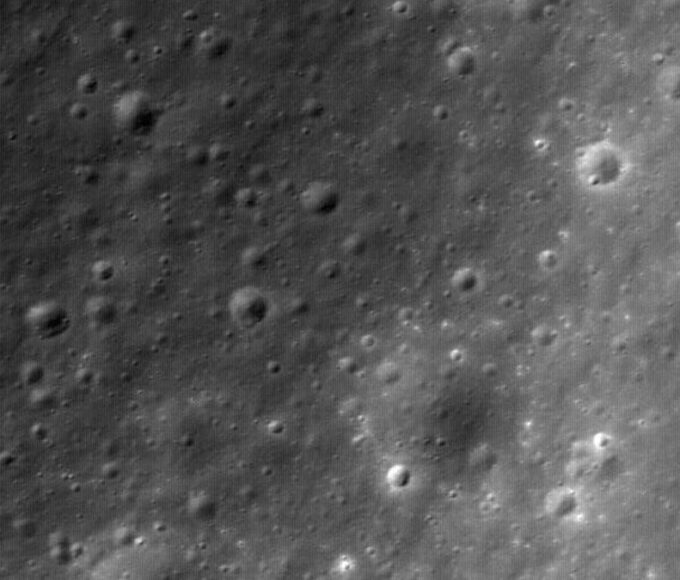 Moon crater surface