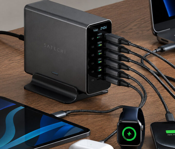 Satechi ChargeView 240W six-port USB-C charger