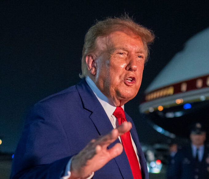 President Trump Arrives In Ohio
