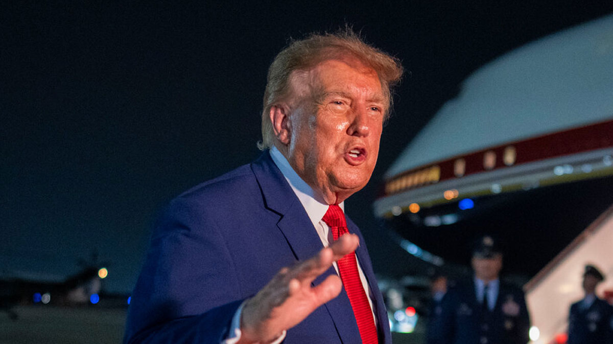 President Trump Arrives In Ohio