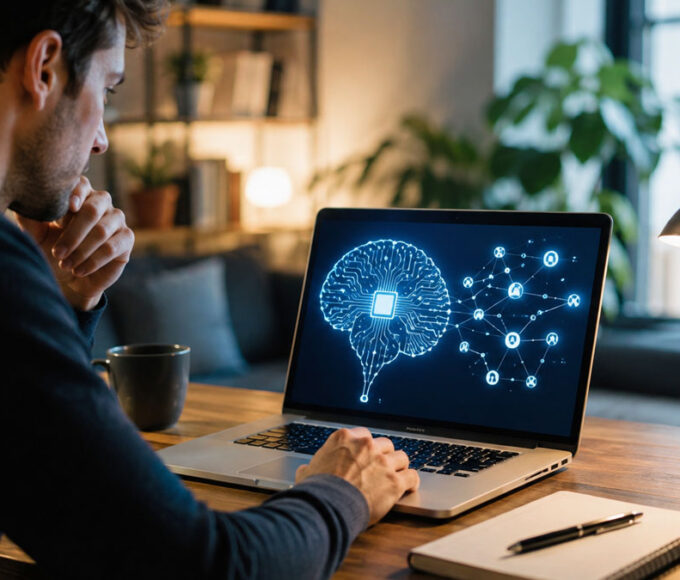 Entrepreneur using AI to build a side hustle
