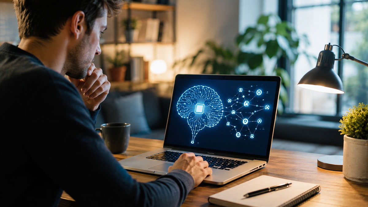 Entrepreneur using AI to build a side hustle