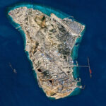 Kharg Island aerial view