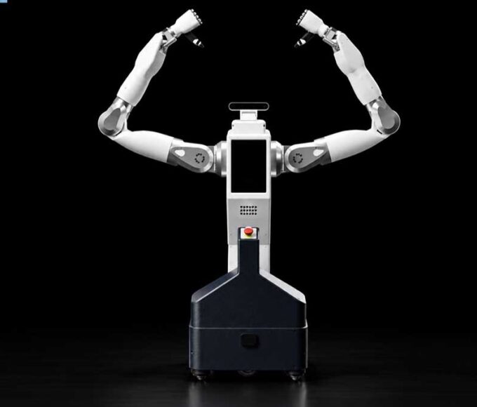 Feather Robotics mobile humanoid robot
